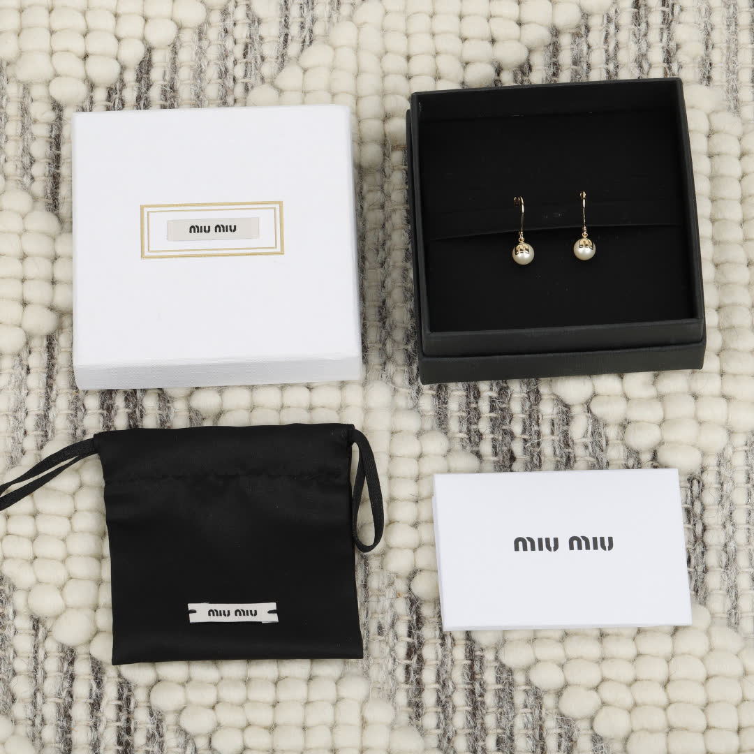 Miu Miu Pearl Earrings